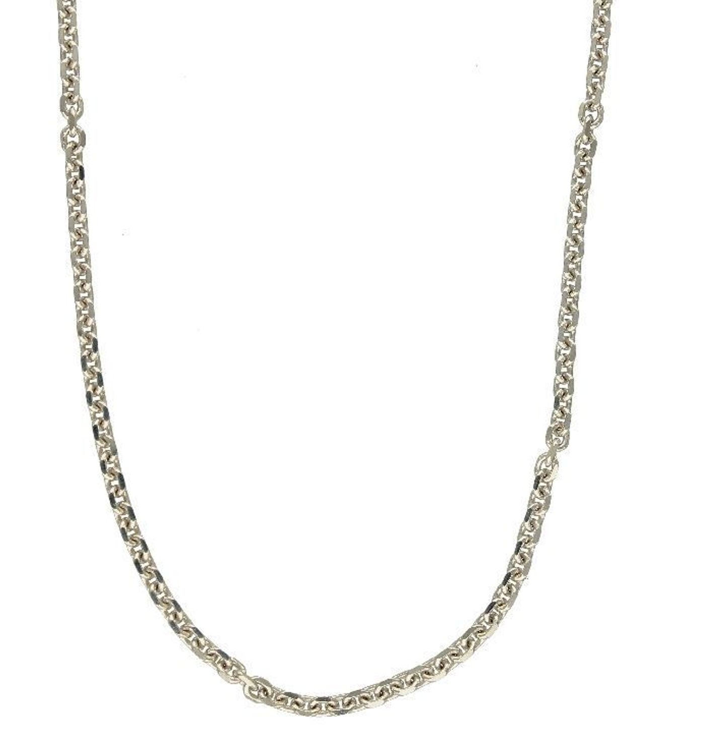 Srebrny łańcuszek o splocie ankier 925 2,3 mm rodowany DIA-LAN-759212R-925 2,3mm. Efektowny splot, który przez swoją uniwersalną strukturę jest idealną bazą do rozmaitych wisiorków oraz dodatków. W ofercie naszego sklepu dos.jpg